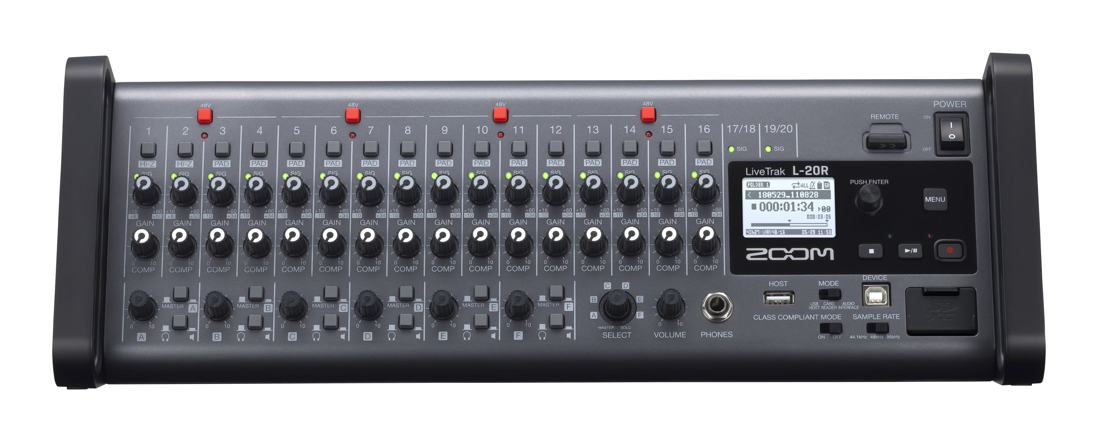 Zoom LiveTrak L-20R